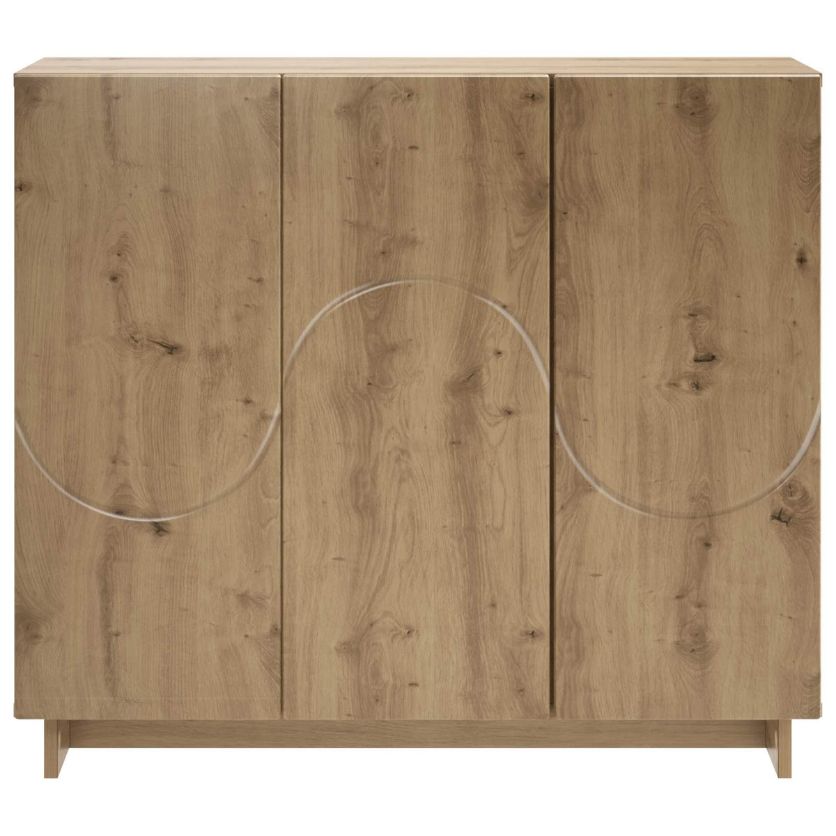Dressoir Artisanaal eiken 85,5 x 31 x 75 cm Bewerkt hout