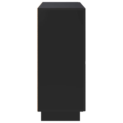 Dressoir Zwart 85,5 x 31 x 75 cm Bewerkt hout