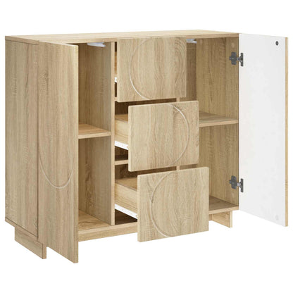 Dressoir Sonoma Eiken 85,5 x 31 x 75 cm Bewerkt hout