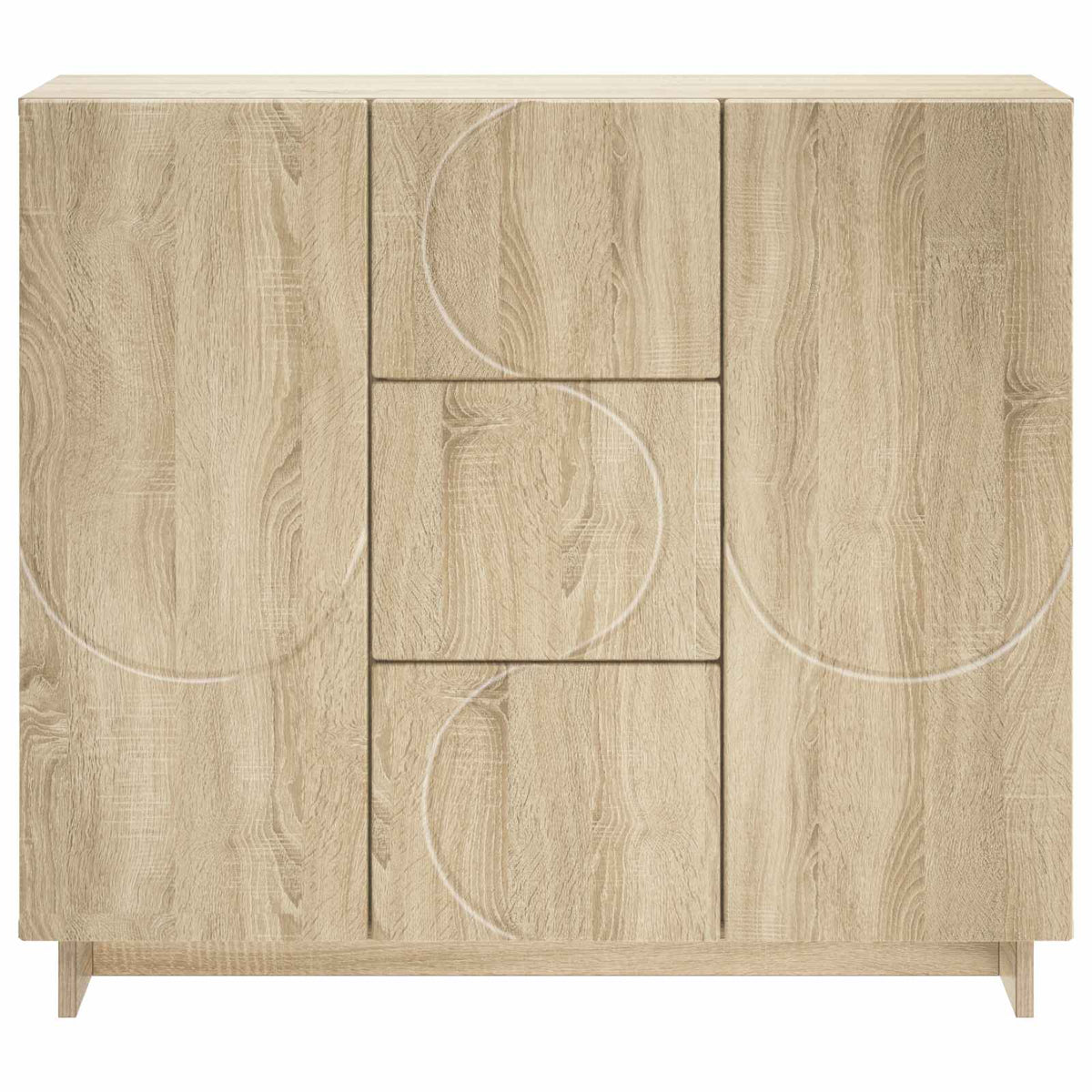 Dressoir Sonoma Eiken 85,5 x 31 x 75 cm Bewerkt hout