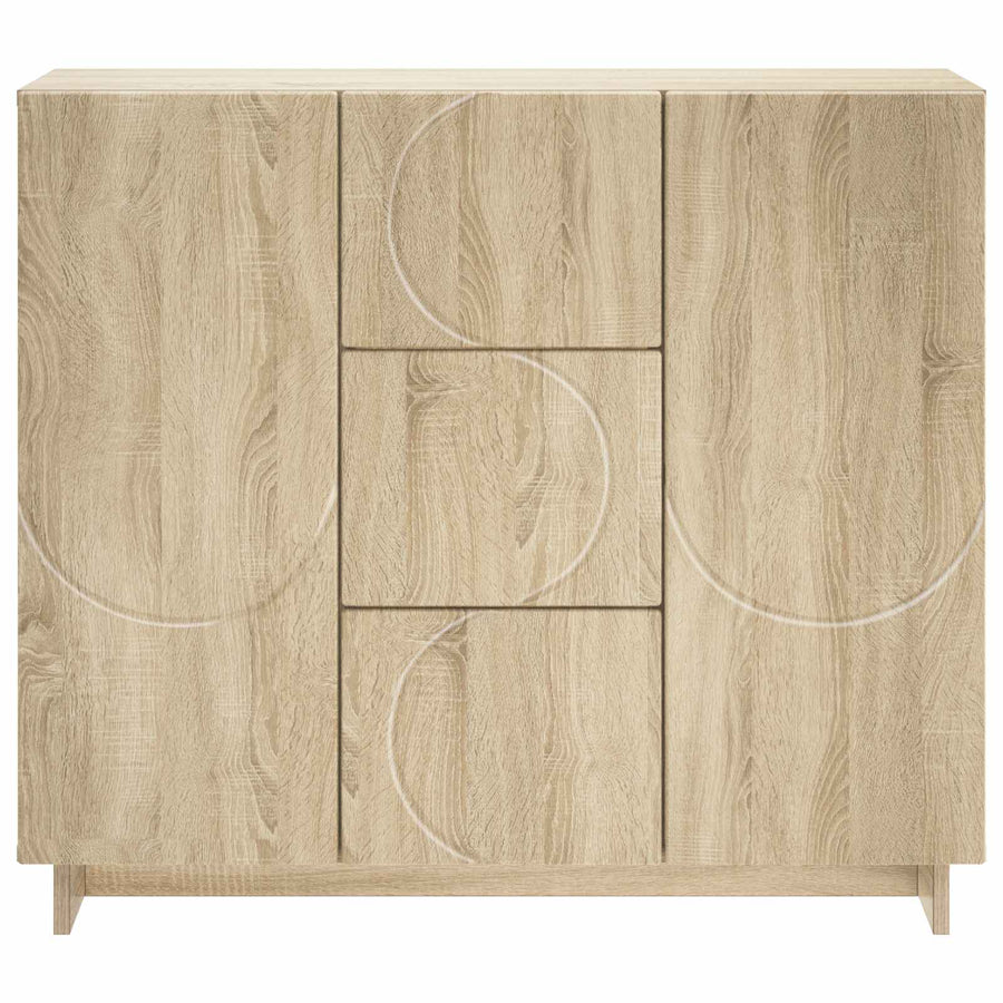 Dressoir Sonoma Eiken 85,5 x 31 x 75 cm Bewerkt hout