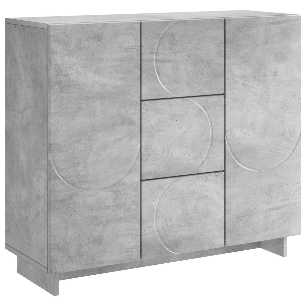 Dressoir Betongrijs 85,5 x 31 x 75 cm Bewerkt hout