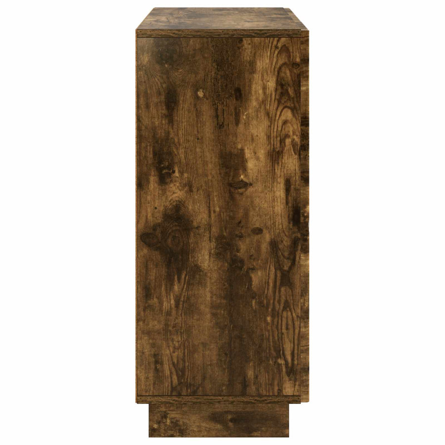 Dressoir Gerookt eiken 85,5 x 31 x 75 cm Bewerkt hout