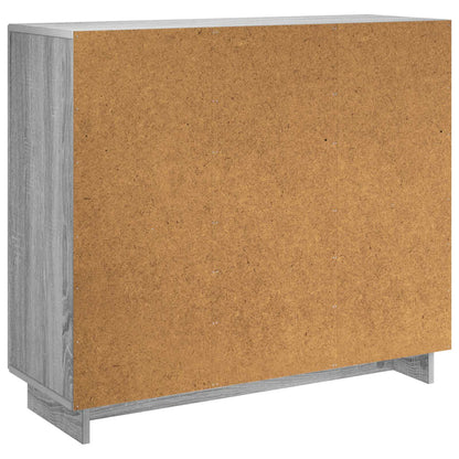 Dressoir Grijs Sonoma 85,5 x 31 x 75 cm Bewerkt hout