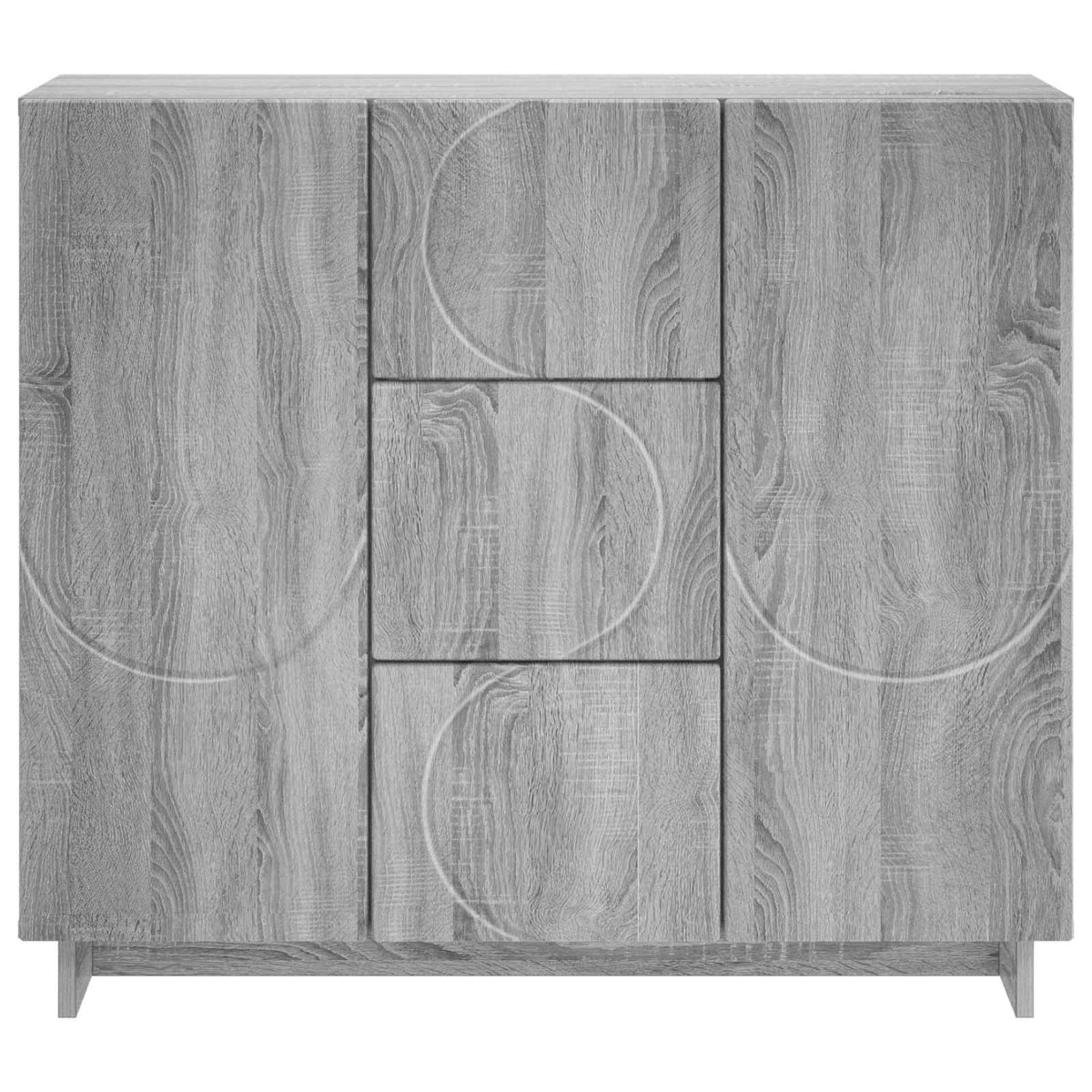 Dressoir Grijs Sonoma 85,5 x 31 x 75 cm Bewerkt hout