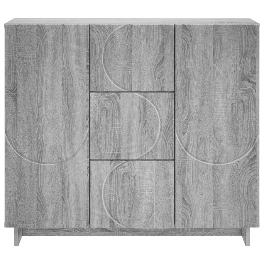 Dressoir Grijs Sonoma 85,5 x 31 x 75 cm Bewerkt hout