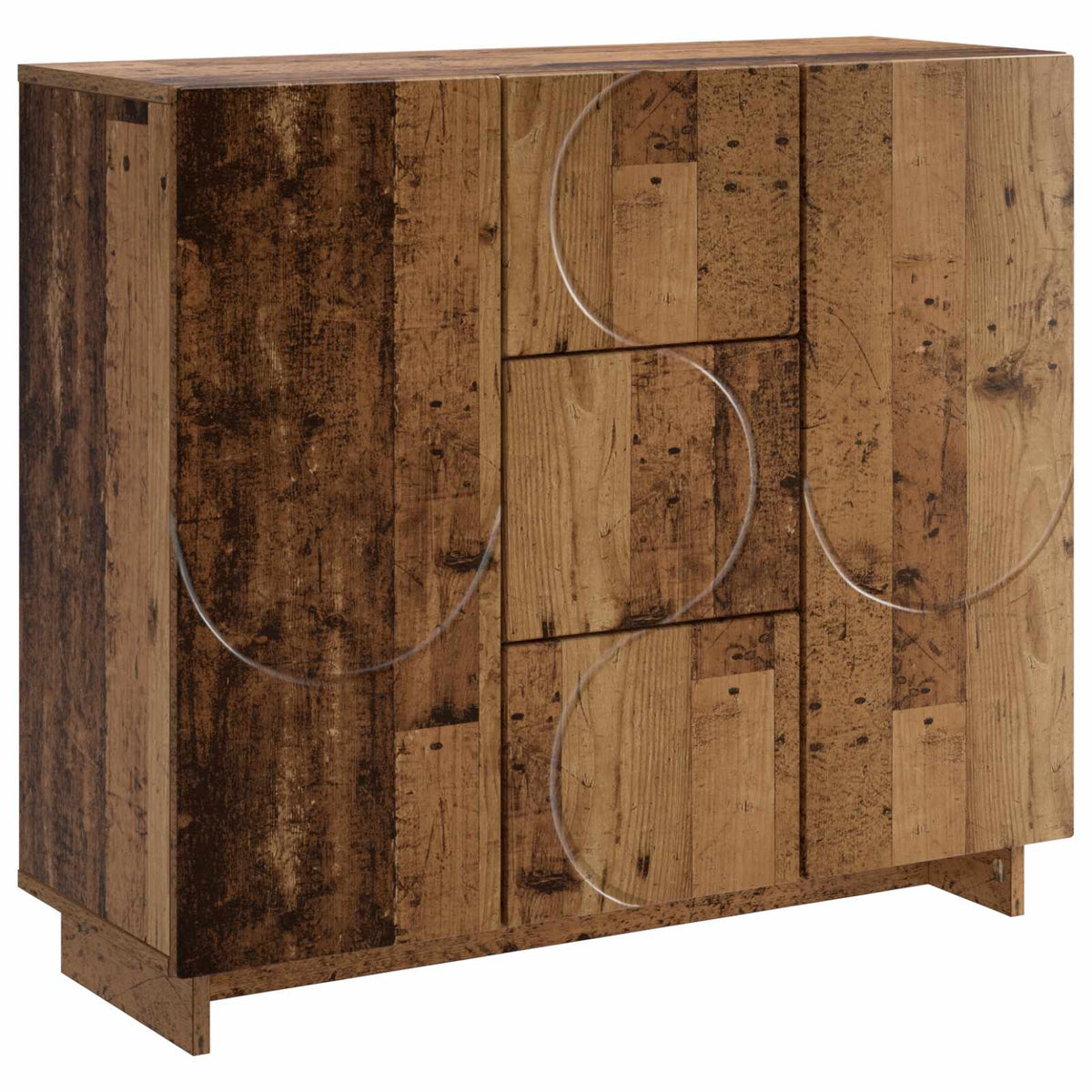 Dressoir Oud hout 85,5 x 31 x 75 cm Bewerkt hout