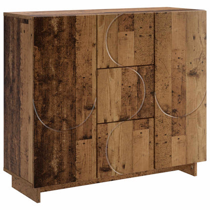 Dressoir Oud hout 85,5 x 31 x 75 cm Bewerkt hout