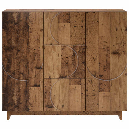 Dressoir Oud hout 85,5 x 31 x 75 cm Bewerkt hout