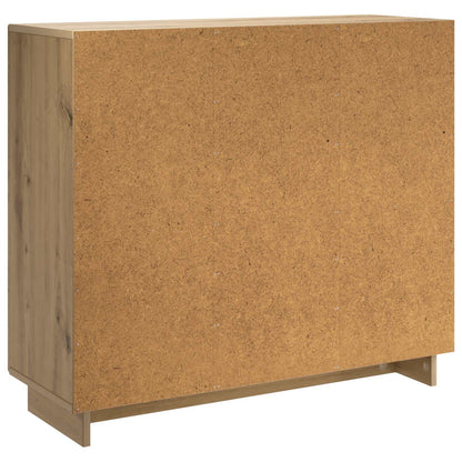 Dressoir Artisanaal eiken 85,5 x 31 x 75 cm Bewerkt hout