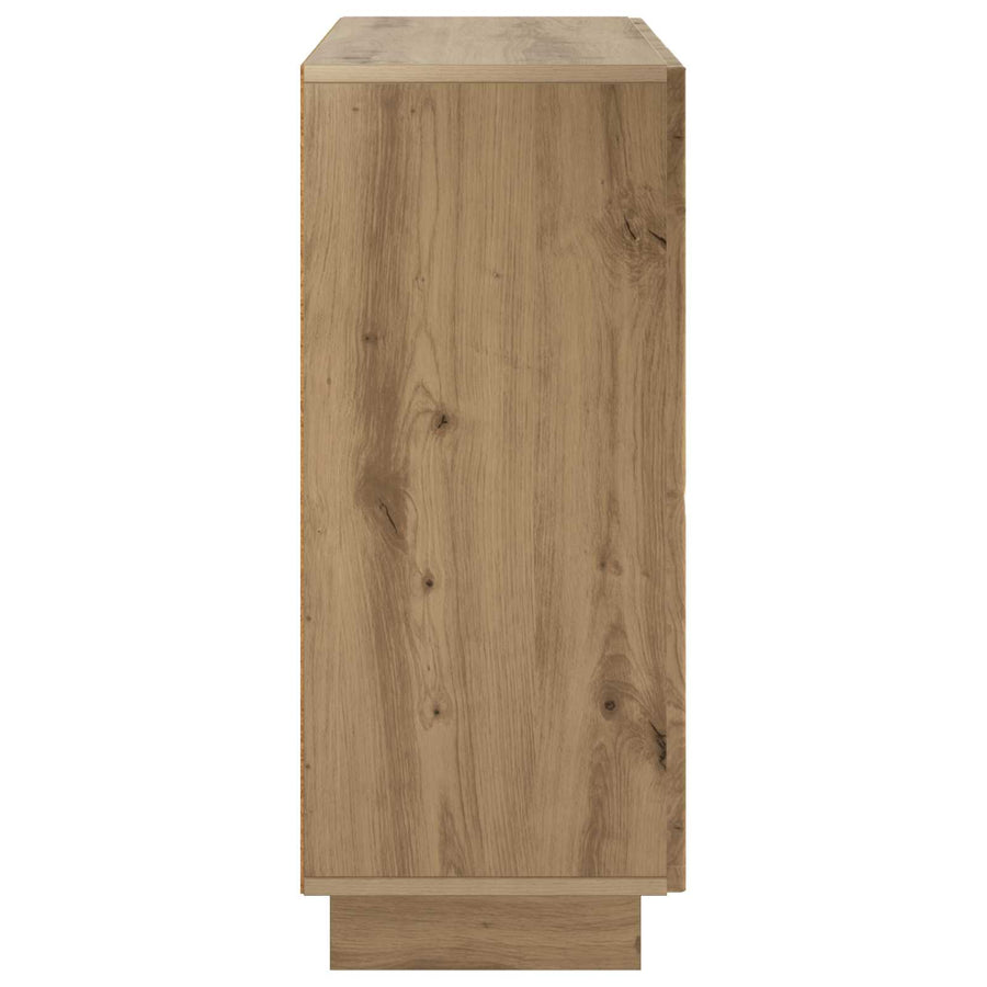Dressoir Artisanaal eiken 85,5 x 31 x 75 cm Bewerkt hout