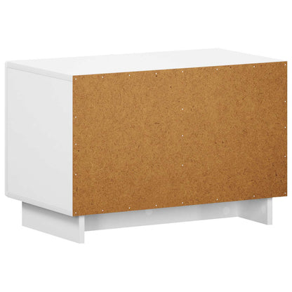 tv-meubel 60 x 34.5 x 40 cm Wit Bewerkt hout