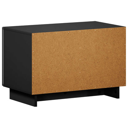 tv-meubel 60 x 34.5 x 40 cm Zwart Bewerkt hout