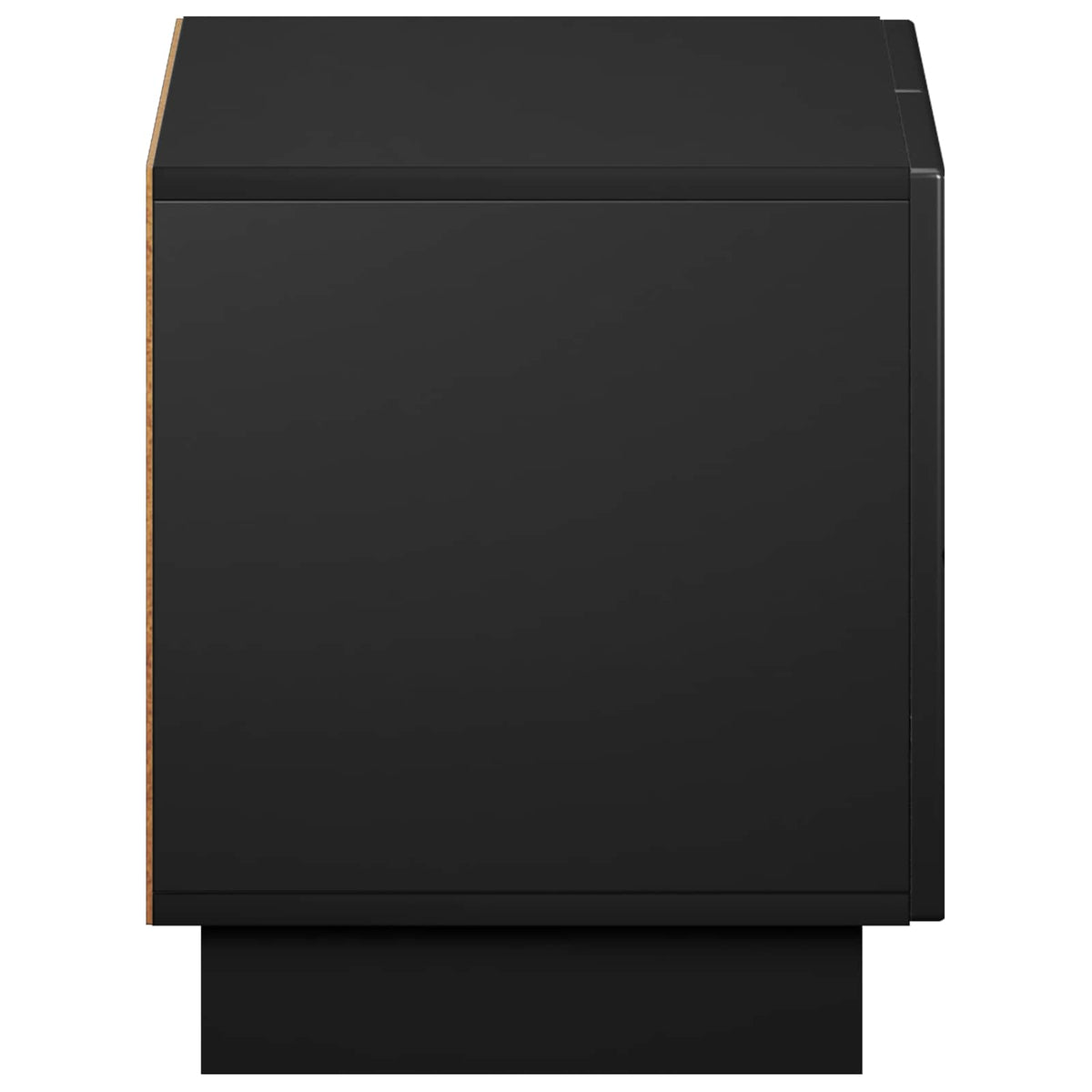 tv-meubel 60 x 34.5 x 40 cm Zwart Bewerkt hout