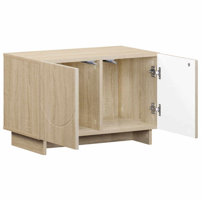 tv-meubel 60 x 34.5 x 40 cm Sonoma Eiken Bewerkt hout