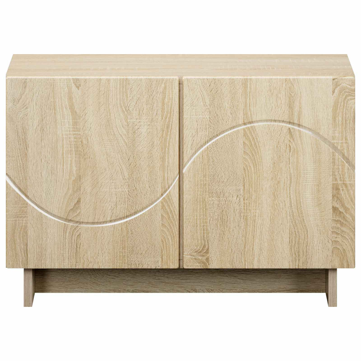 tv-meubel 60 x 34.5 x 40 cm Sonoma Eiken Bewerkt hout