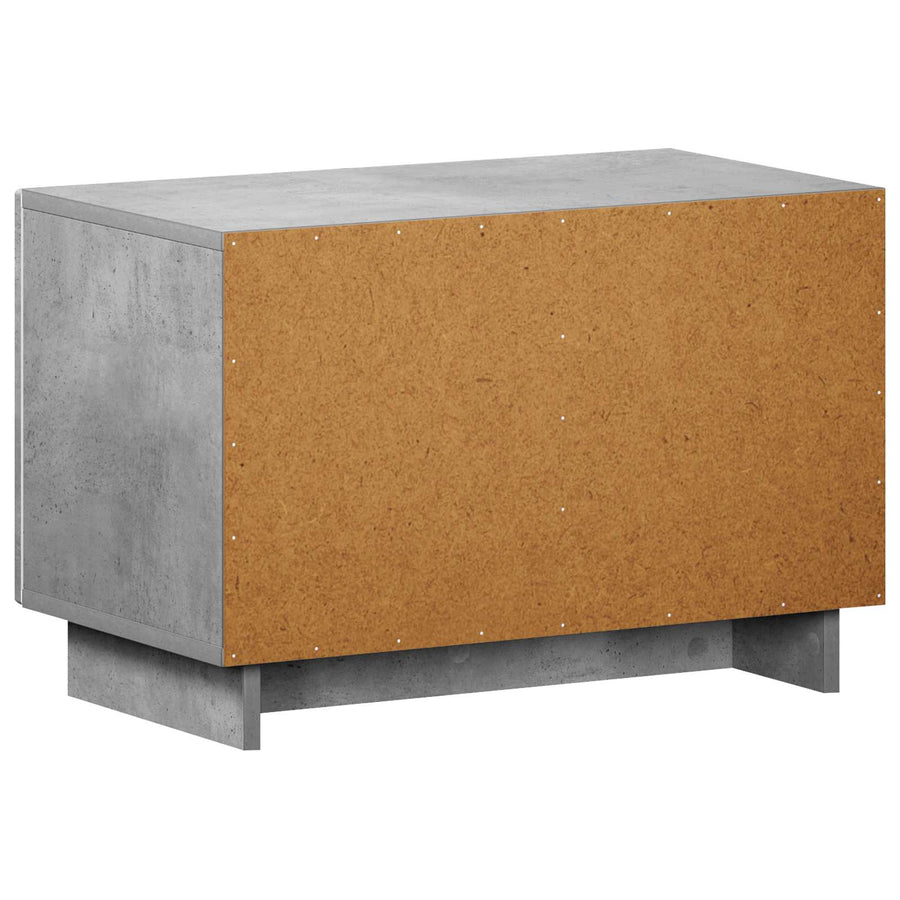 tv-meubel 60 x 34.5 x 40 cm Betongrijs Bewerkt hout
