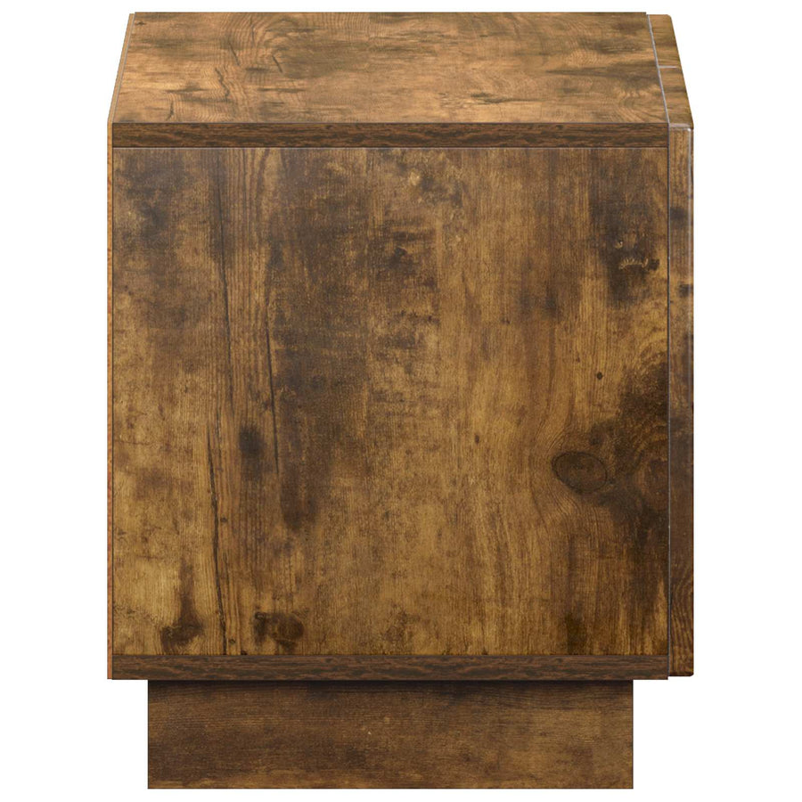 tv-meubel 60 x 34.5 x 40 cm Gerookt eiken Bewerkt hout