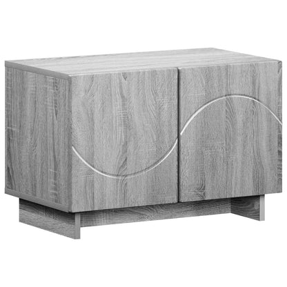 tv-meubel 60 x 34.5 x 40 cm Grijs Sonoma Bewerkt hout