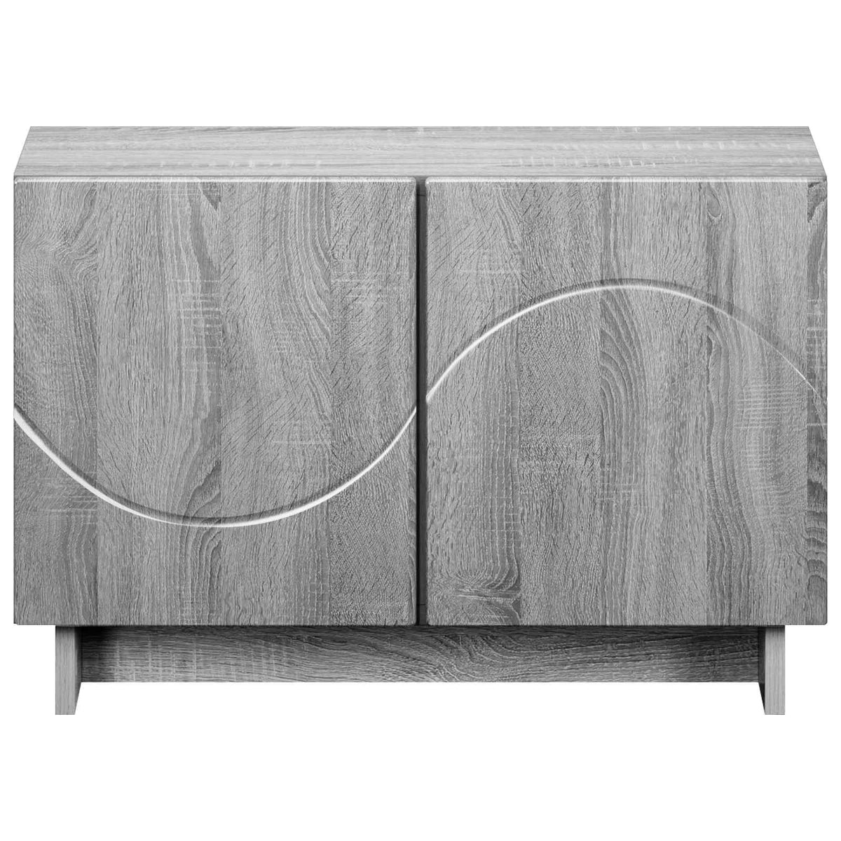 tv-meubel 60 x 34.5 x 40 cm Grijs Sonoma Bewerkt hout