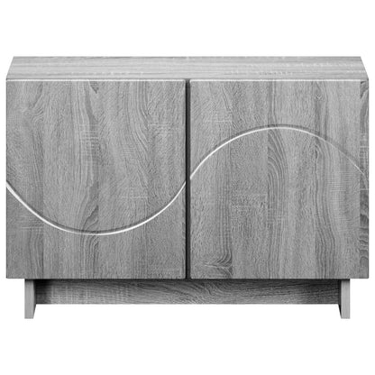 tv-meubel 60 x 34.5 x 40 cm Grijs Sonoma Bewerkt hout