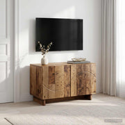 Tv-meubel 60x34.5x40 cm oud hout bewerkt hout