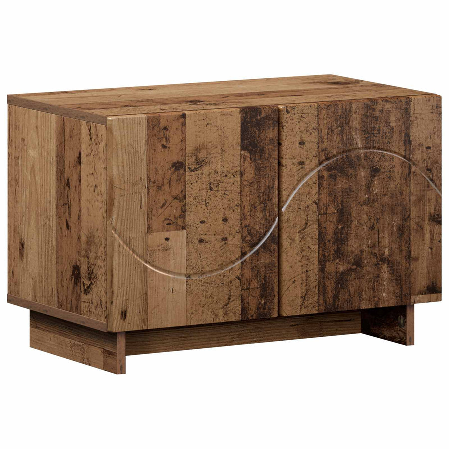 tv-meubel 60 x 34.5 x 40 cm Oud hout Bewerkt hout