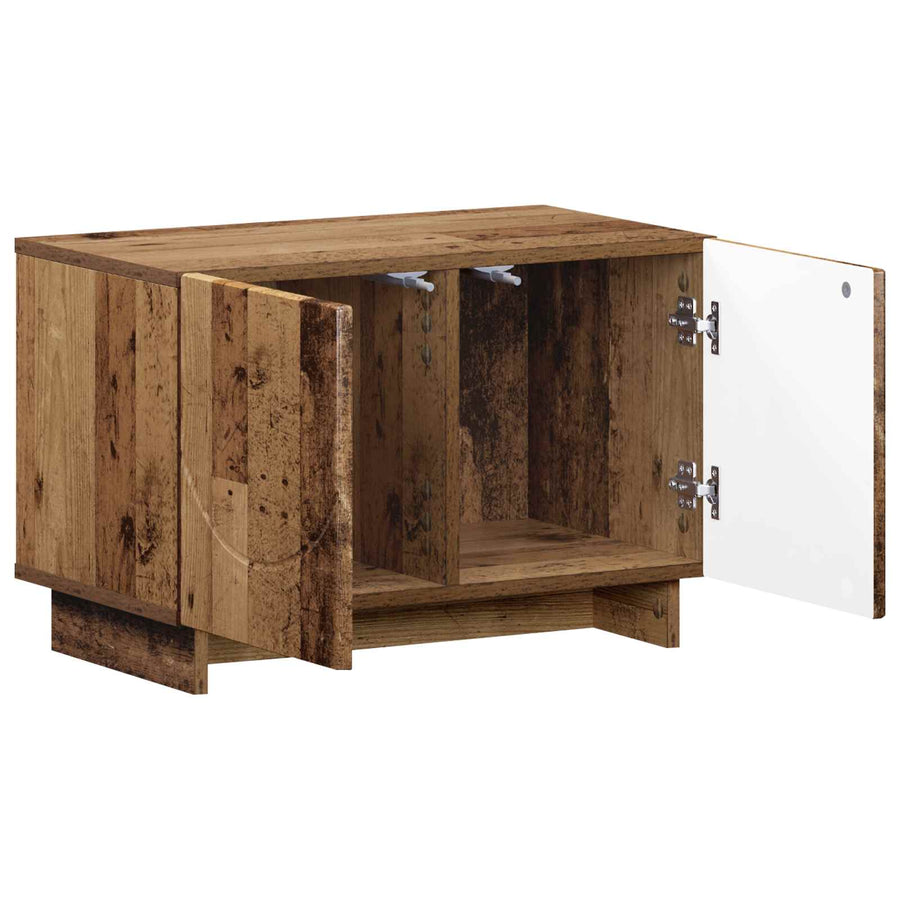 tv-meubel 60 x 34.5 x 40 cm Oud hout Bewerkt hout