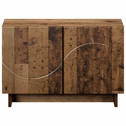tv-meubel 60 x 34.5 x 40 cm Oud hout Bewerkt hout