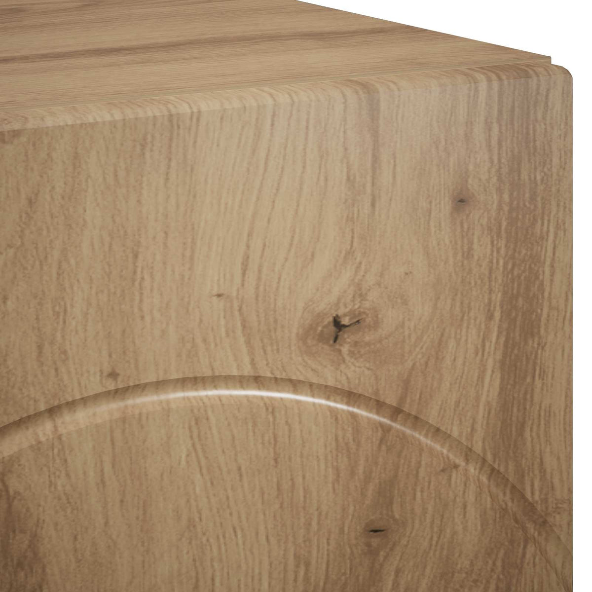 tv-meubel 60 x 34.5 x 40 cm Artisanaal eiken Bewerkt hout