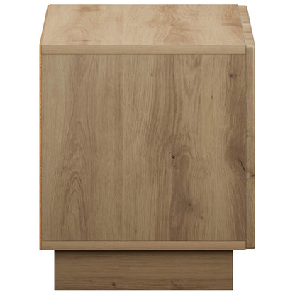tv-meubel 60 x 34.5 x 40 cm Artisanaal eiken Bewerkt hout