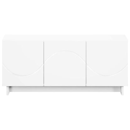 tv-meubel 90 x 34,5 x 40 cm Wit Bewerkt hout