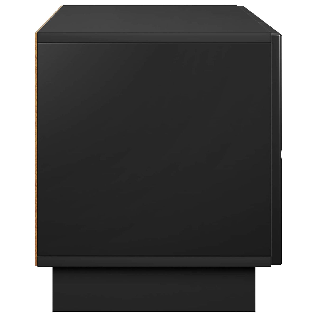 tv-meubel 90 x 34,5 x 40 cm Zwart Bewerkt hout