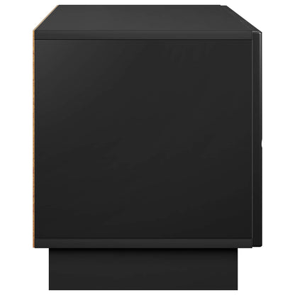 tv-meubel 90 x 34,5 x 40 cm Zwart Bewerkt hout
