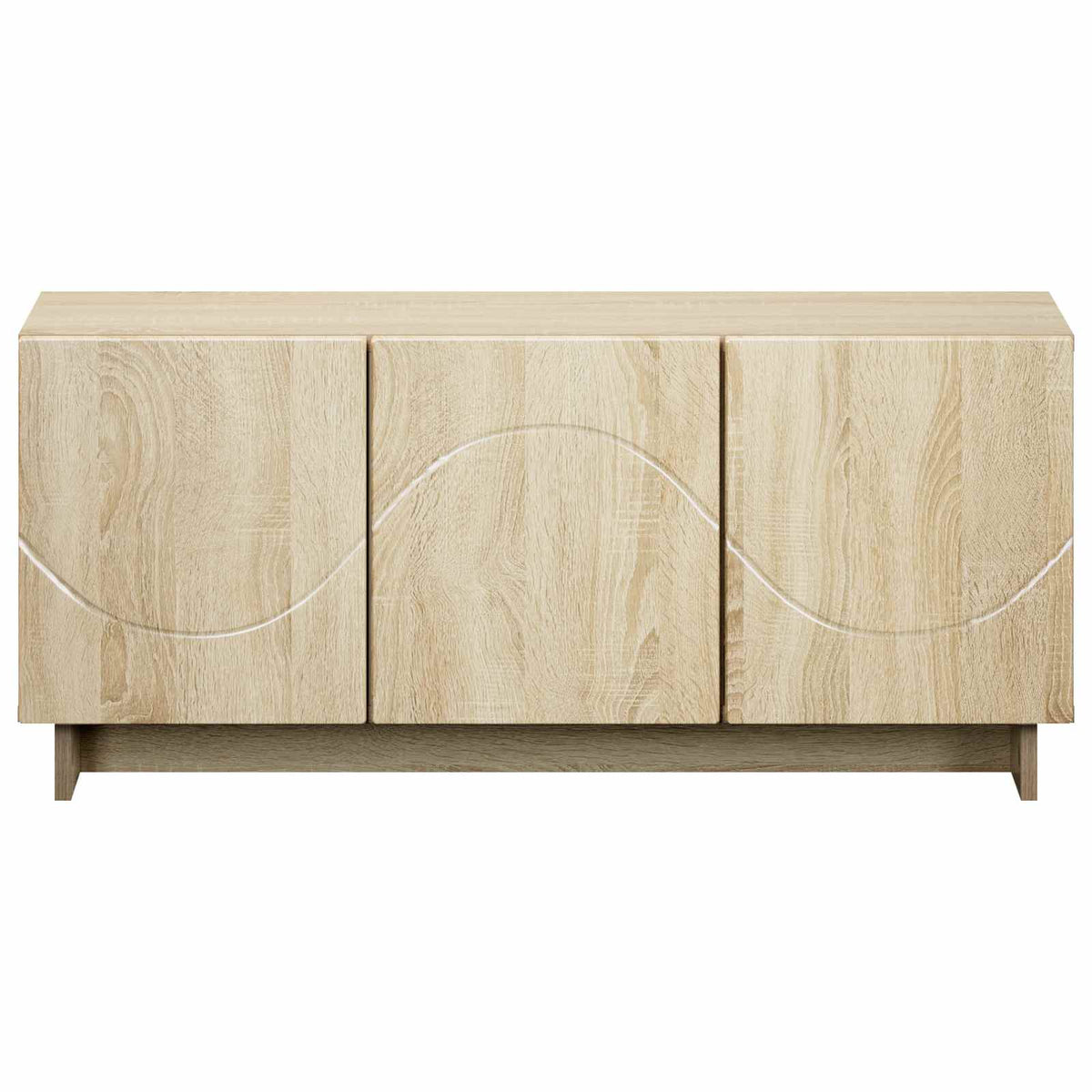tv-meubel 90 x 34,5 x 40 cm Sonoma Eiken Bewerkt hout