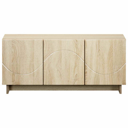tv-meubel 90 x 34,5 x 40 cm Sonoma Eiken Bewerkt hout