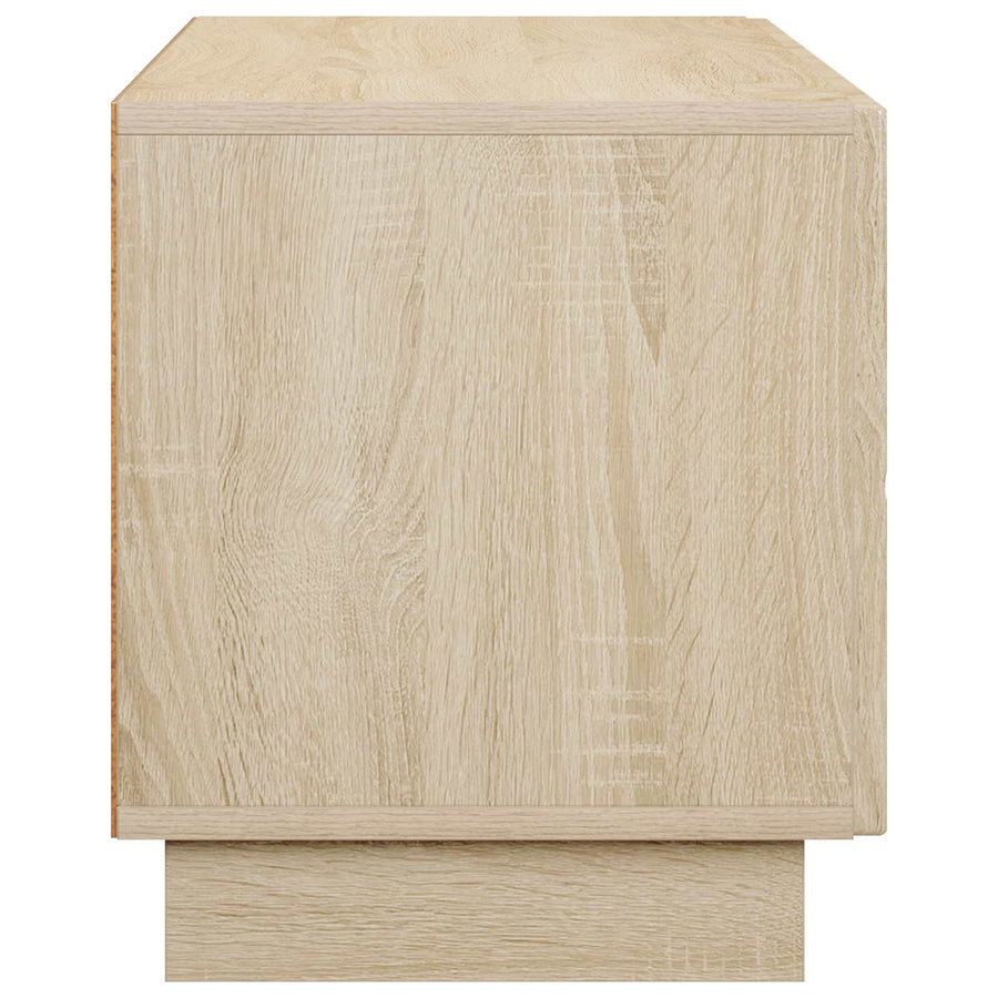 tv-meubel 90 x 34,5 x 40 cm Sonoma Eiken Bewerkt hout