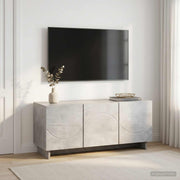 Tv-meubel 90x34,5x40 cm betongrijs bewerkt hout