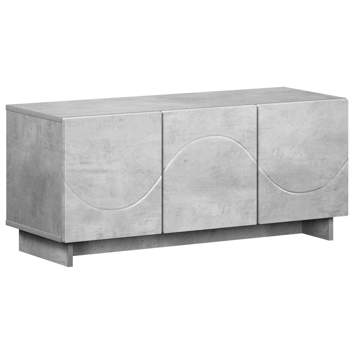 tv-meubel 90 x 34,5 x 40 cm Betongrijs Bewerkt hout
