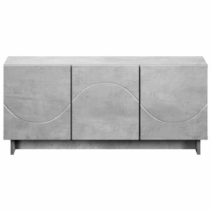 tv-meubel 90 x 34,5 x 40 cm Betongrijs Bewerkt hout