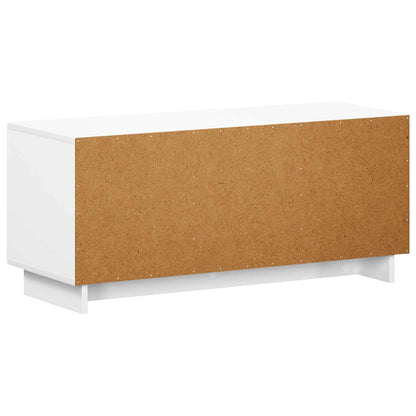 tv-meubel 90 x 34,5 x 40 cm Hoogglans Wit Bewerkt hout