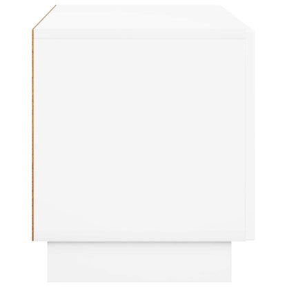 tv-meubel 90 x 34,5 x 40 cm Hoogglans Wit Bewerkt hout
