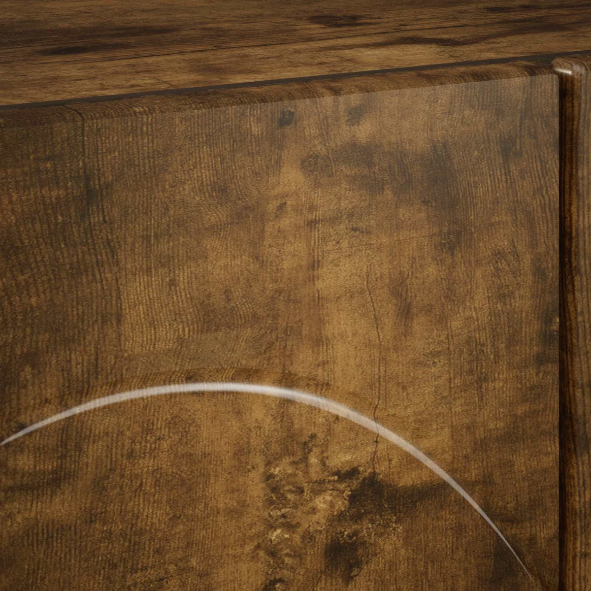 tv-meubel 90 x 34,5 x 40 cm Gerookt eiken Bewerkt hout