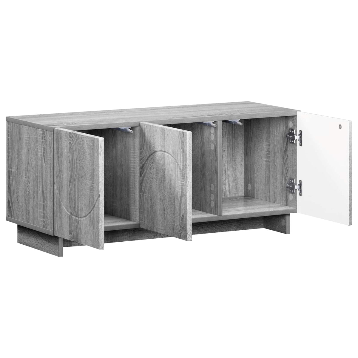tv-meubel 90 x 34,5 x 40 cm Grijs Sonoma Bewerkt hout