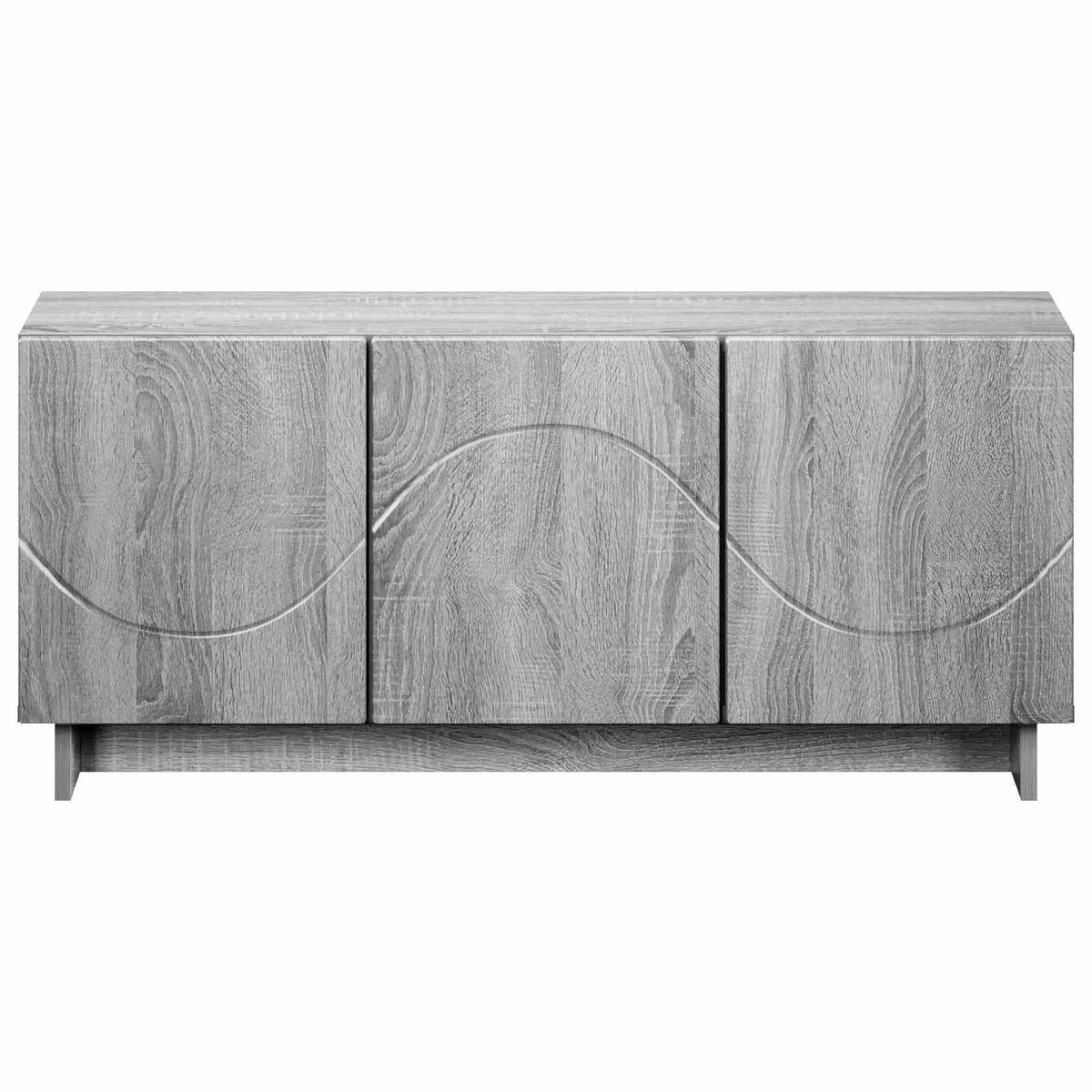 tv-meubel 90 x 34,5 x 40 cm Grijs Sonoma Bewerkt hout