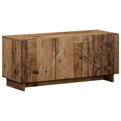 tv-meubel 90 x 34,5 x 40 cm Oud hout Bewerkt hout