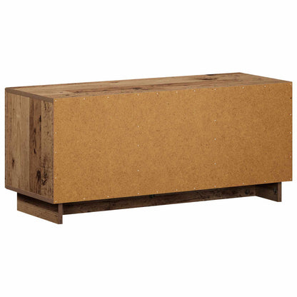 tv-meubel 90 x 34,5 x 40 cm Oud hout Bewerkt hout