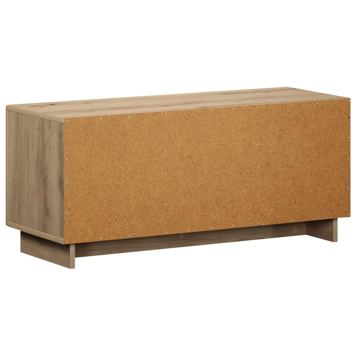 tv-meubel 90 x 34,5 x 40 cm Artisanaal eiken Bewerkt hout