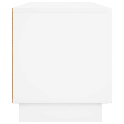 tv-meubel 140 x 34,5 x 40 cm Wit Bewerkt hout