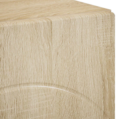 tv-meubel 140 x 34,5 x 40 cm Sonoma Eiken Bewerkt hout